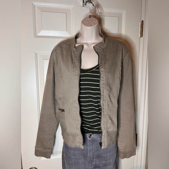 Tribal Cotton Blend Zip Jacket Size Large - Picture 3 of 10